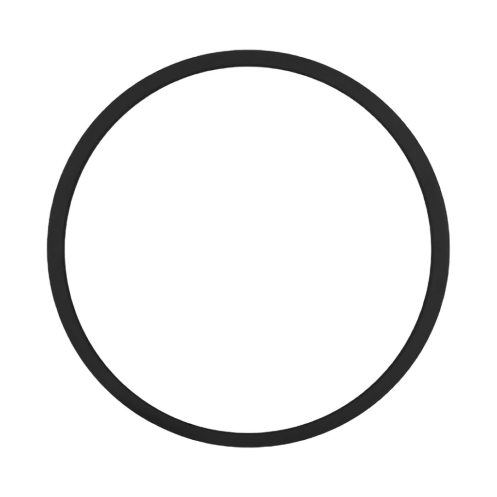 Anel de Fixação do Diafragma Adulto Preto Spirit