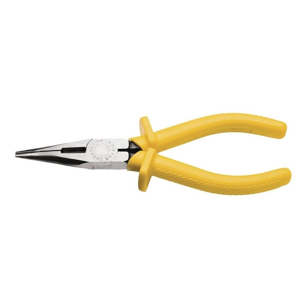 Alicate Amarelo 6Pol 1000v Tramontina Profissional Meia Cana em Oferta na Shopee