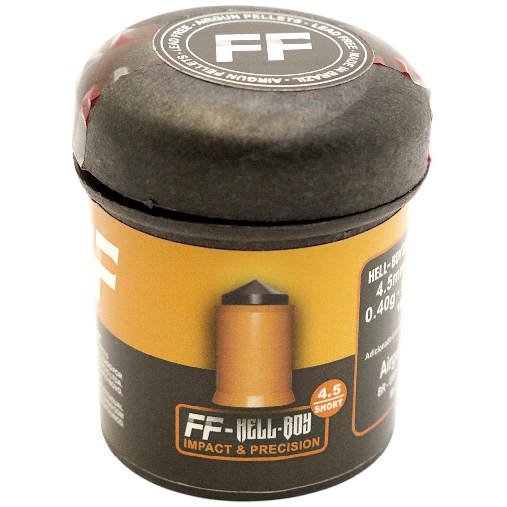 Chumbinho FF Hell Boy Short Titanium Impacto e Precisão 4.5mm (.177) - 100un em Oferta na Shopee