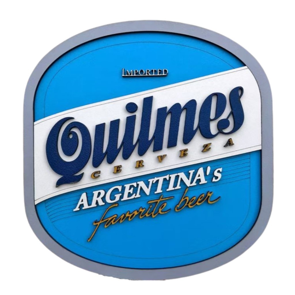 PLACA DECORATIVA EM MDF QUILMES CERVEJA REF: 11552