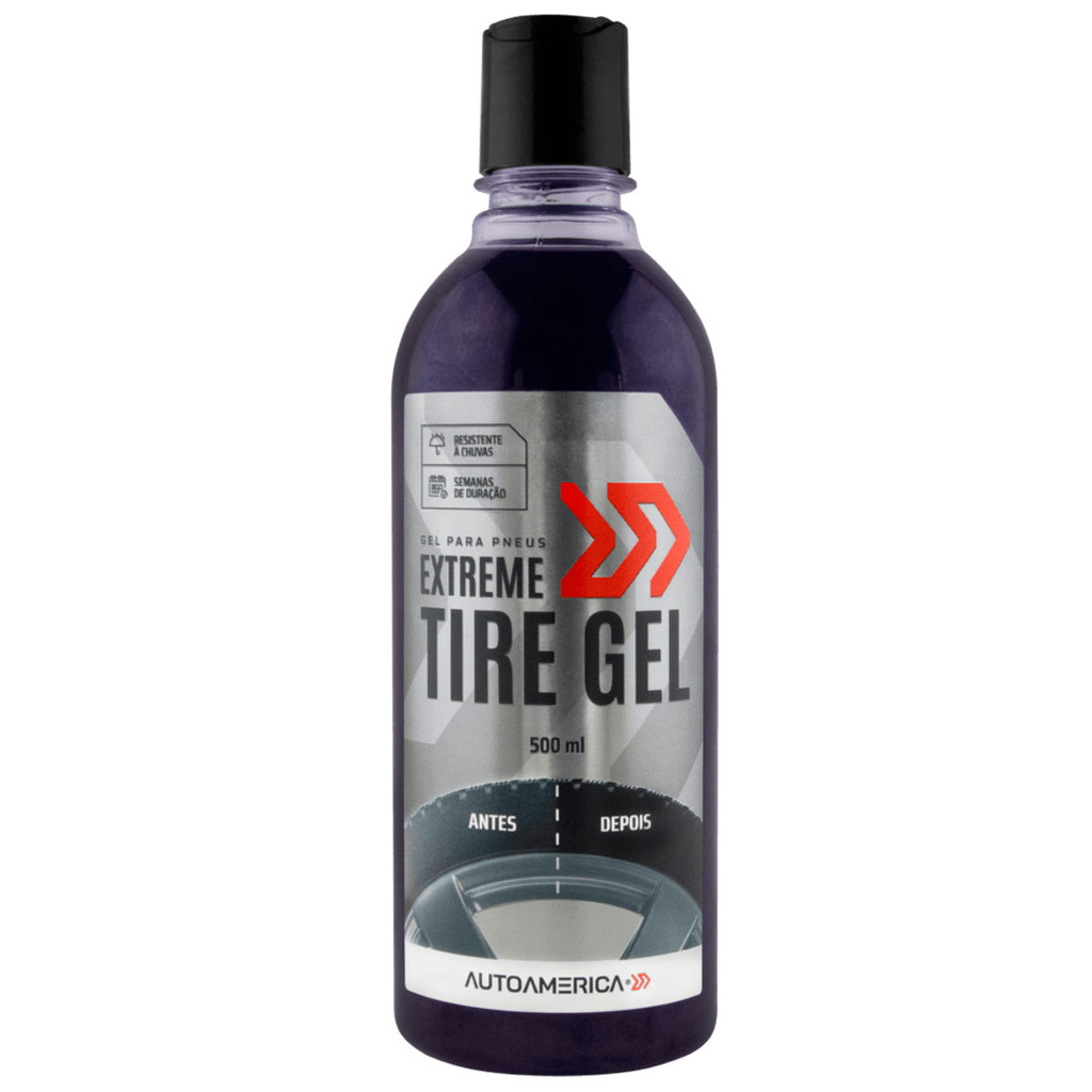 Pneu Pretinho em Gel Autoamerica Extreme Tire Gel  - 473ml