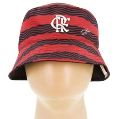 Chapéu Supercap Bucket Hat Flamengo Zico Dupla Face Vermelho
