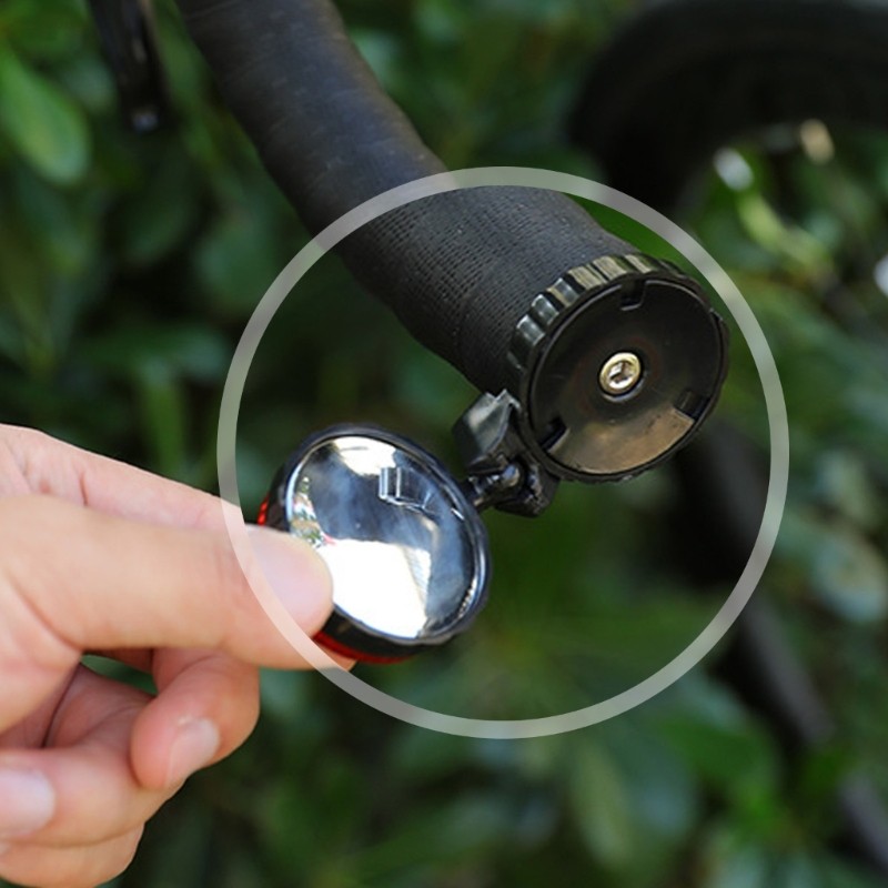 Ace 1 Par De Espelhos De Bicicleta Foled , Retrovisores Regulares De 360 Graus Universais Para Vários Tipos De Bicicleta