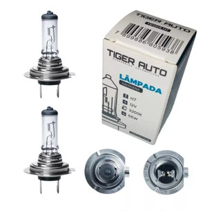 Par De Lâmpada H7 12v 55w Halógena Automotiva Farol em Oferta na Shopee