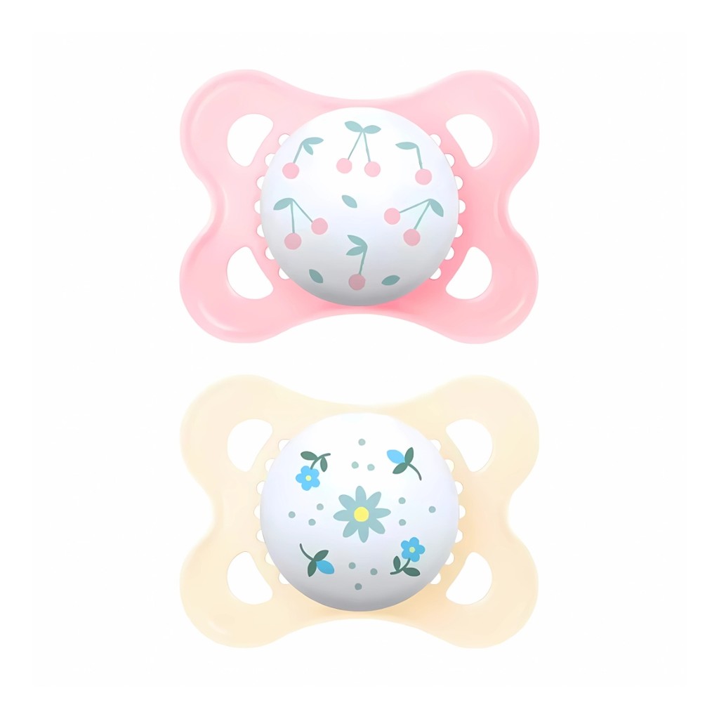 Kit 2 Chupetas Coleção Fundo do Mar 0-6 Meses Rosa  - MAM em Oferta na Shopee