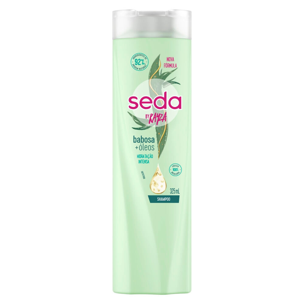 Shampoo Seda Babosa + Óleos Rayza 325ml - Beauty