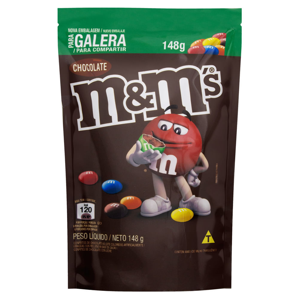 Chocolate M&M'S Ao Leite 148g - Food & Beverages