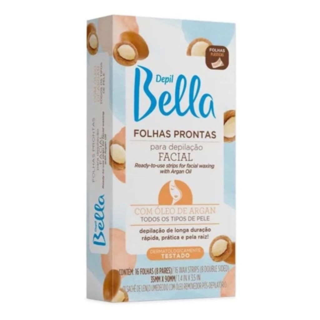 Depil Bella Óleo Facial FL Pro Argan C/16 Ativos – Cuidado Intensivo para a Pele