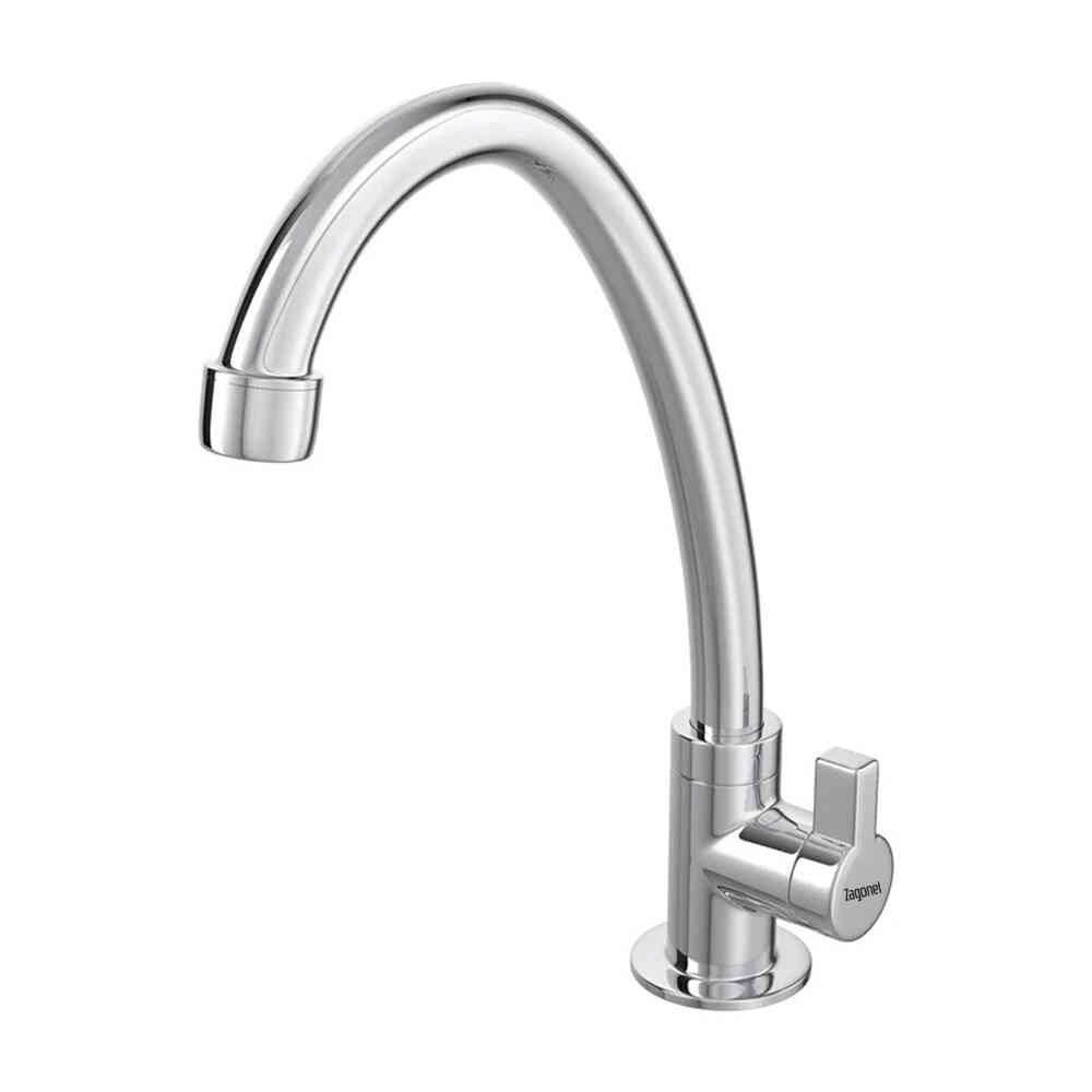 Torneira Cozinha de Mesa Cromada Plus Zagonel em Oferta na Shopee