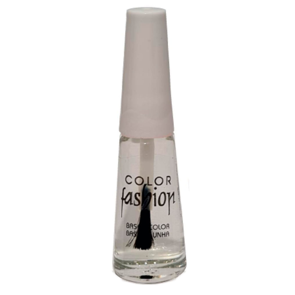 Base Color Fashion Cor Incolor 8ml - Beauty