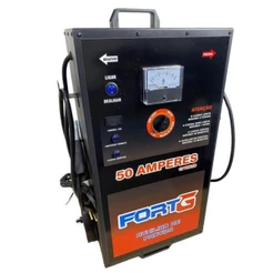 Carregador de Bateria 50A 12 Volts Bivolt com Auxiliar de Partida Carga Rápida e Lenta FORTG