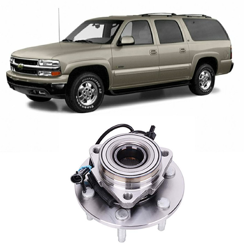 Cubo de Roda Dianteira CHEVROLET Suburban 1500 2000 até 2007, 4x4, com ABS