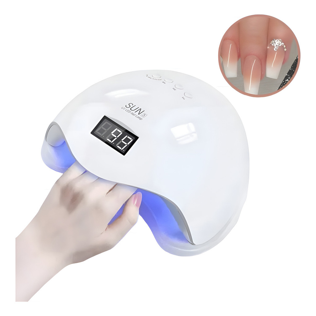 Cabine Led Uv Estufa Secagem Unha Gel Esmalte Alongamento Profissional