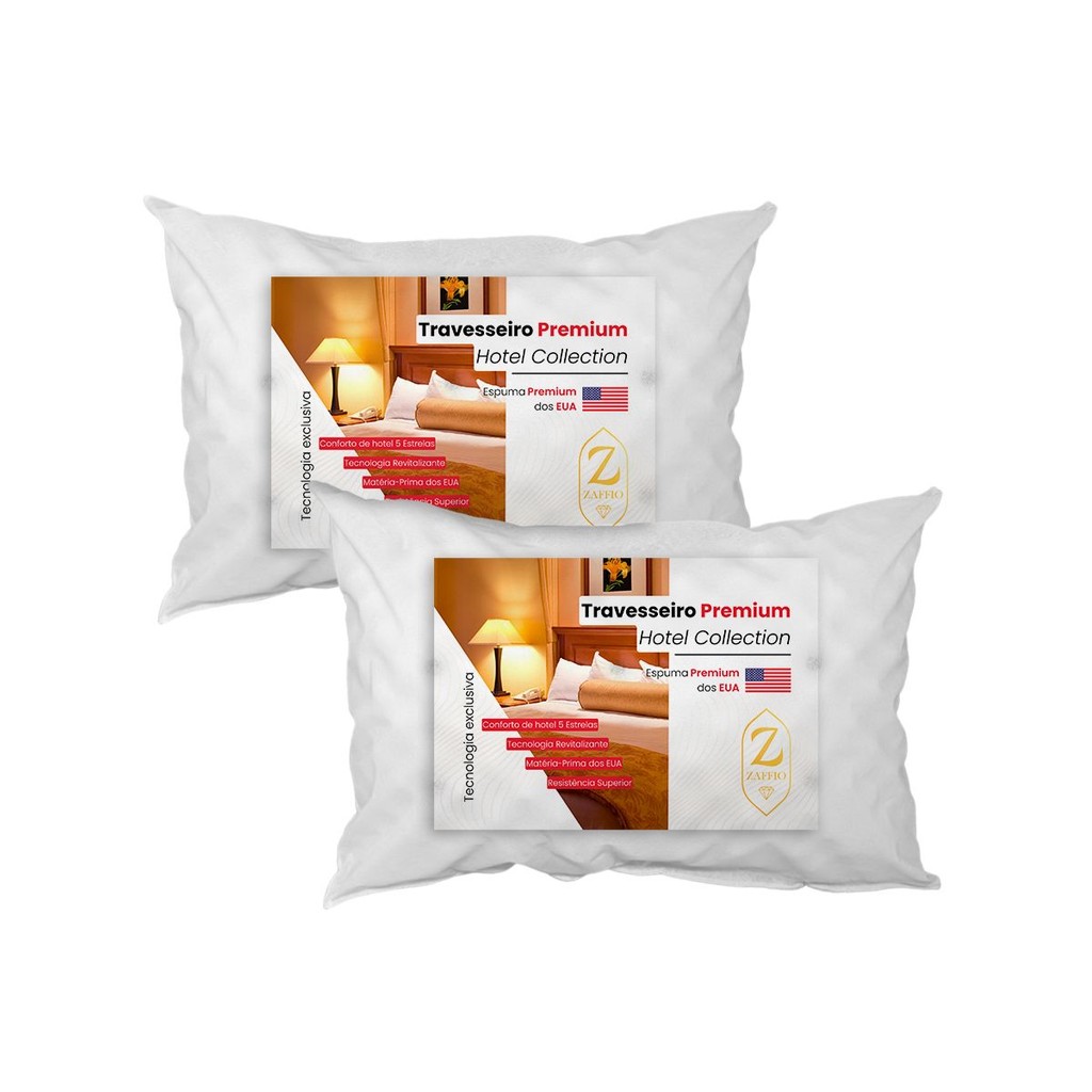 KIT 2 Travesseiros Magnético ALTO ORTOPEDICO Massageador Confortável Infravermelho Terapeutico