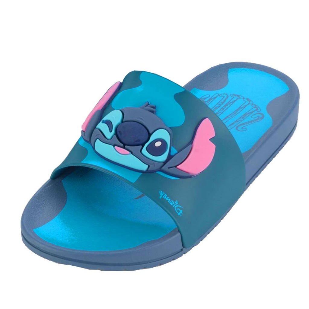 Chinelo Infantil Slip On Slide Conforto Disney Mania Stitch