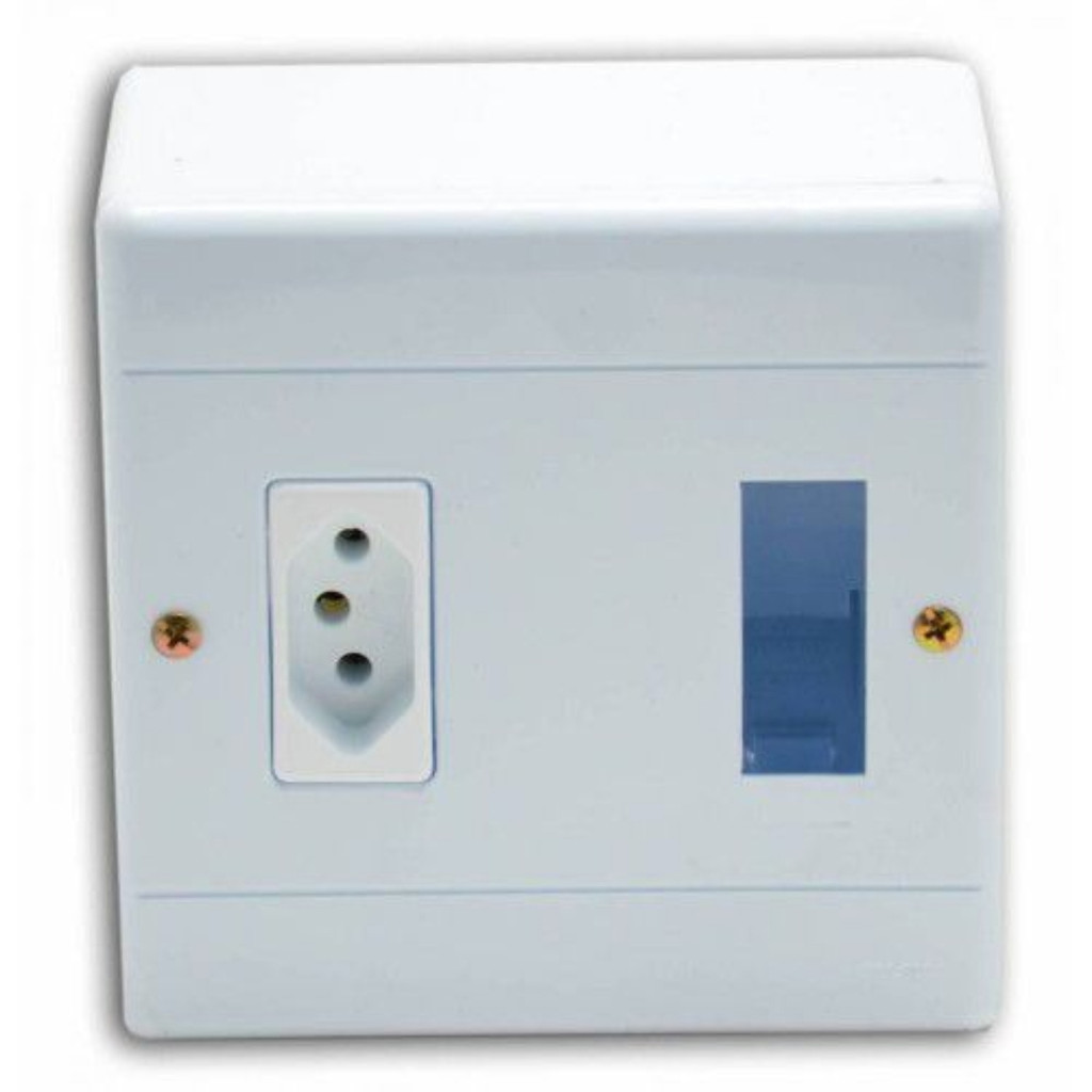 Caixa Distribuição Sobrepor BR TOM 20A REF 2915 Perlex
