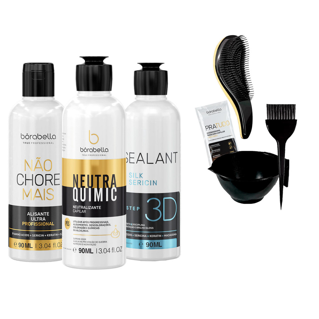 Borabella NCM P2 + Neutra + Selante 90ml +Cumbuca/Escova/Sachê