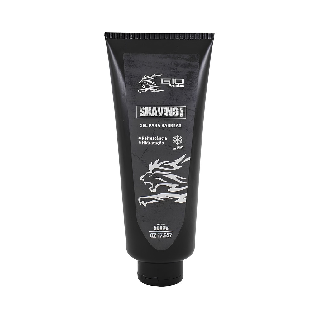 GEL DE BARBEAR SHAVING BISNAGA 500G - G10 PREMIUM