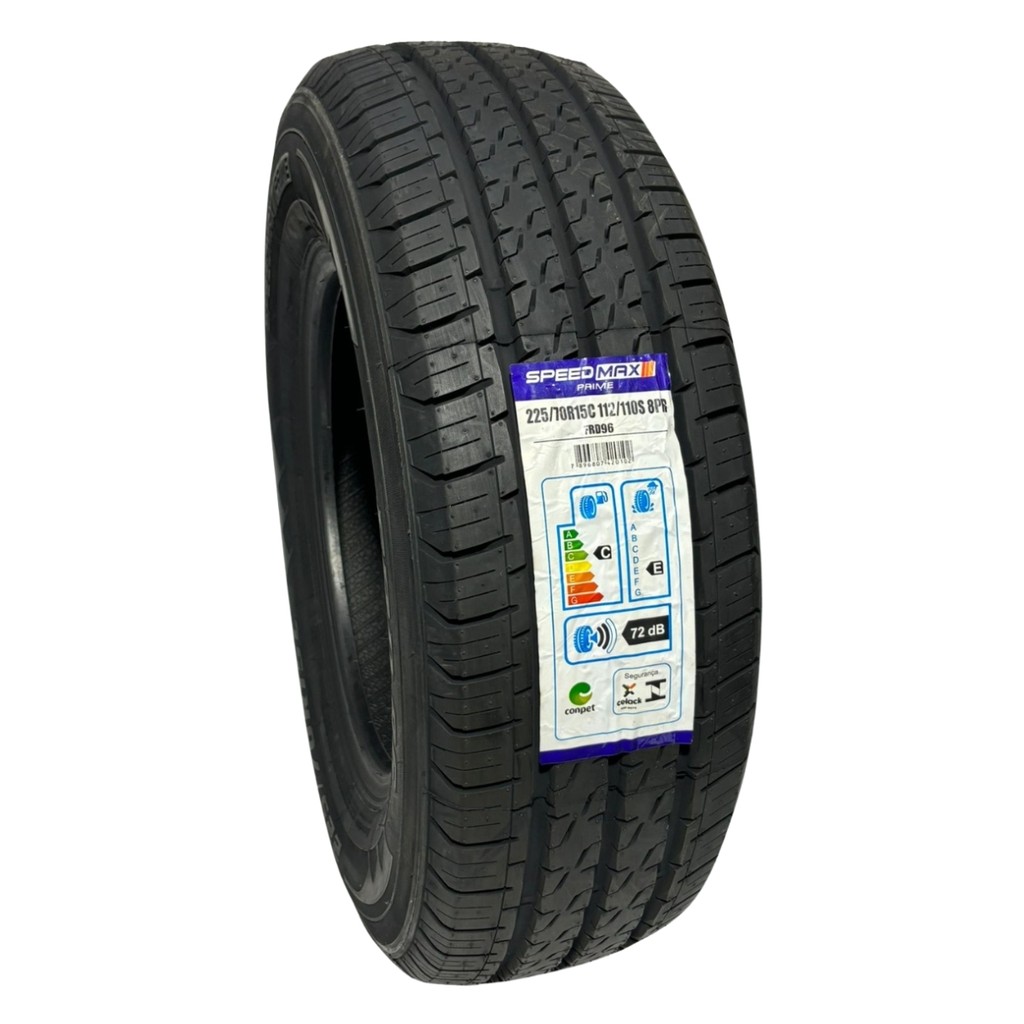 Pneu de Carga 225/70R15C SpeedMax 112/110S FRD96 Aro 15 para Van Kombi Ducato Sprinter HR e Bongo em Oferta na Shopee