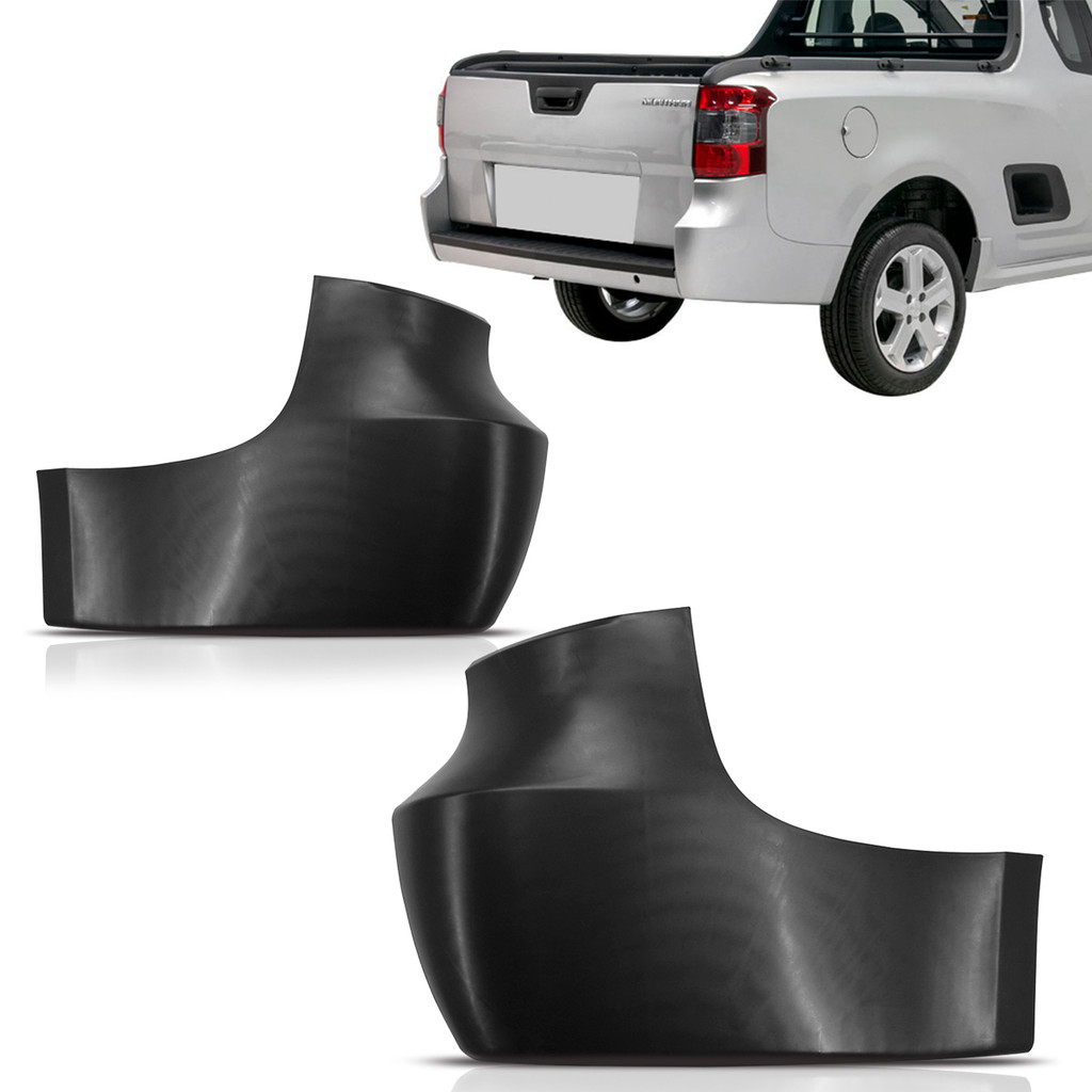 Ponteira Polaina Parachoque Traseiro Montana 10 11 12 13 14 15 16 17 18 19 20 21 Preto Liso em Oferta na Shopee