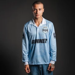 Camisa Grêmio Retrô 1995 Celeste Manga Longa Masculina Oficial