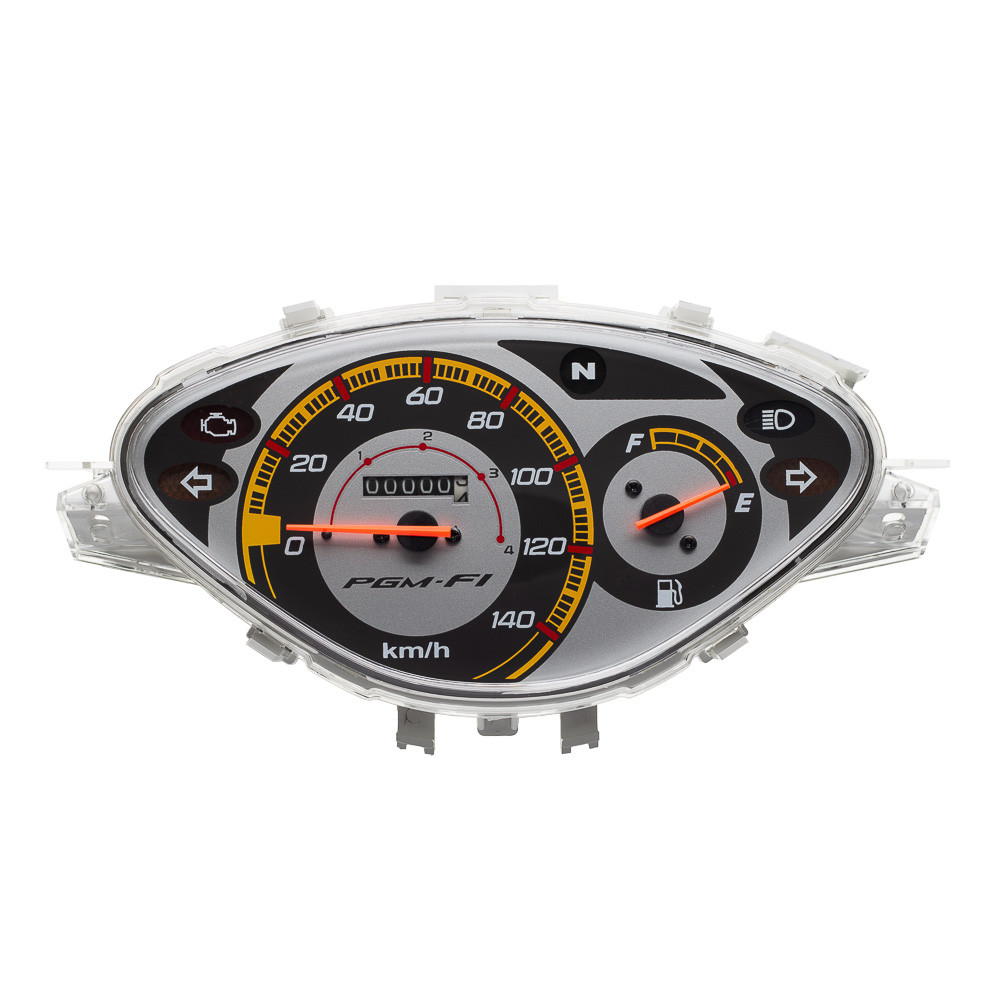 Painel Completo Instrumentos Velocímetro Scooter Moto Honda Biz 125 Ks 2009 A 2010