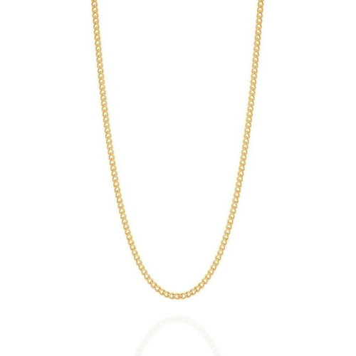 Cordão Masculino 60cm Banhado Rommanel Fio Grumet 530295 Cor Dourado