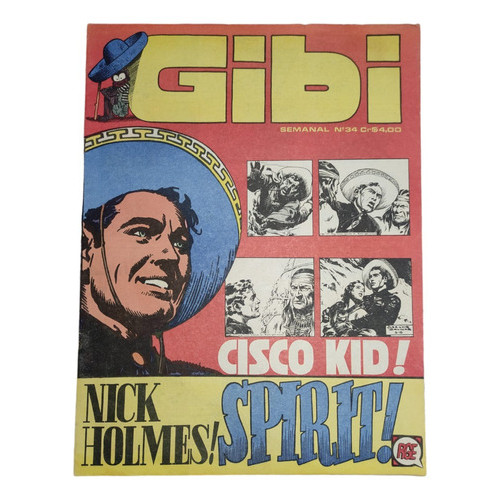 Gibi Semanal N°34 - Editora Rge
