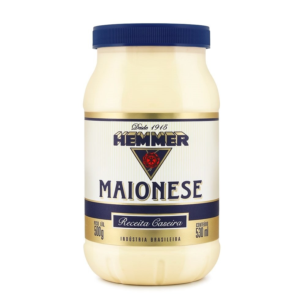 Maionese Hemmer Receita Caseira 500g - Embalagem com 12 Unidades em Oferta na Shopee