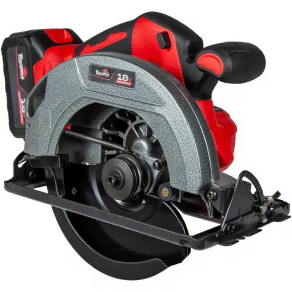 Serra Circular 180mm 18V com Bateria e Carregador 1,5A 818-101M TOYAMA em Oferta na Shopee