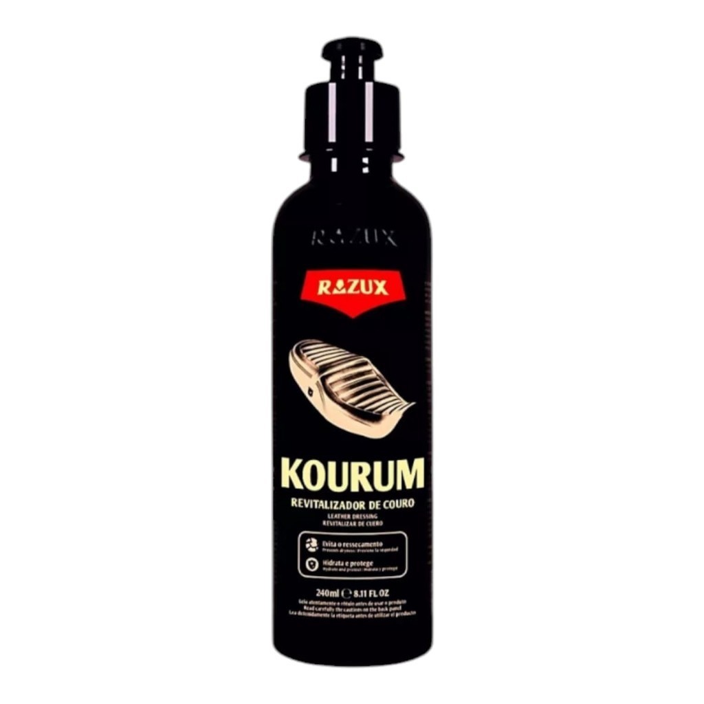 Hidratante De Couro Banco De Motocicleta Kourum Razux 240ml