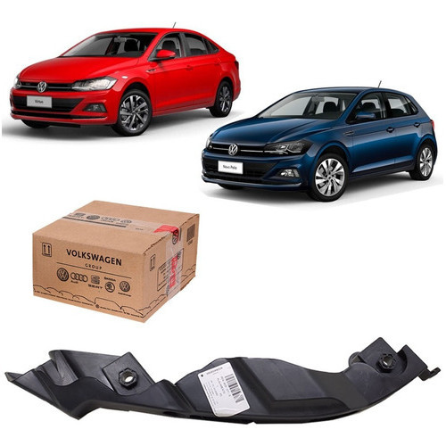 Suporte Guia Farol Novo Polo 2020 Original Lado Esquerdo