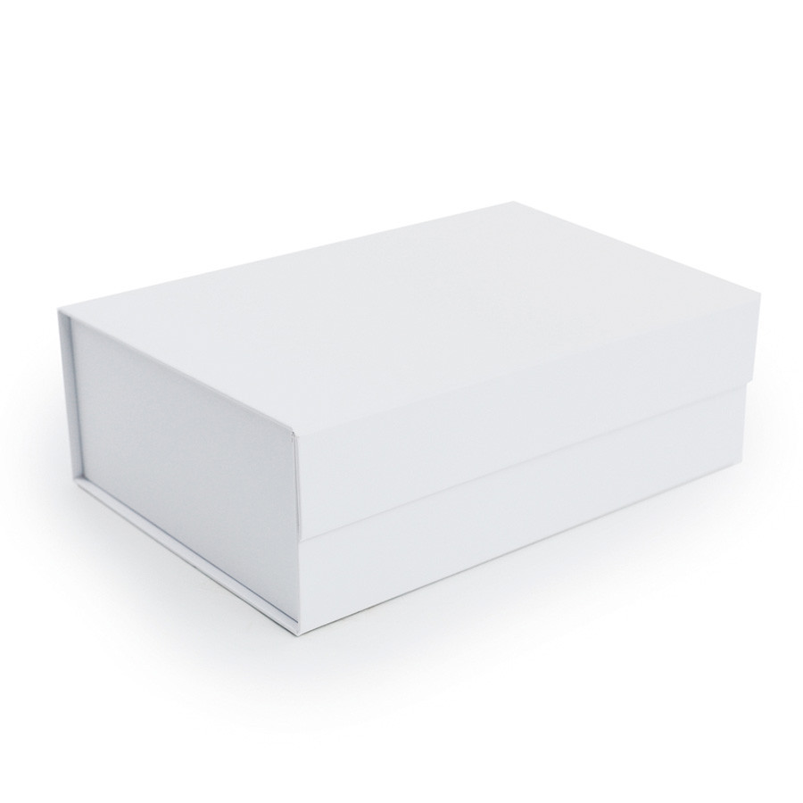 Caixa de Papel Rígido Retangular Branco com Ímã - 1 unidade - Cromus - Rizzo em Oferta na Shopee