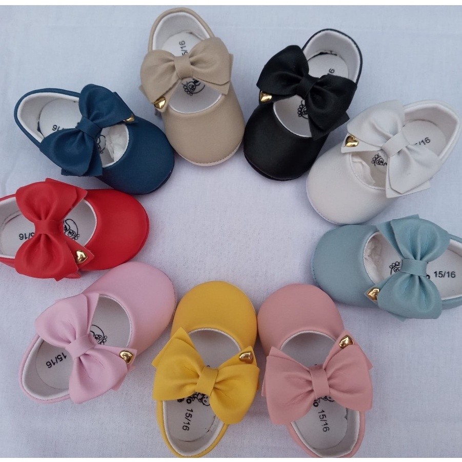 Sapatilha Sapatinho De Bebe Recém Nascido Muito Lindas E Fofas De Batizado De Princesa De ...