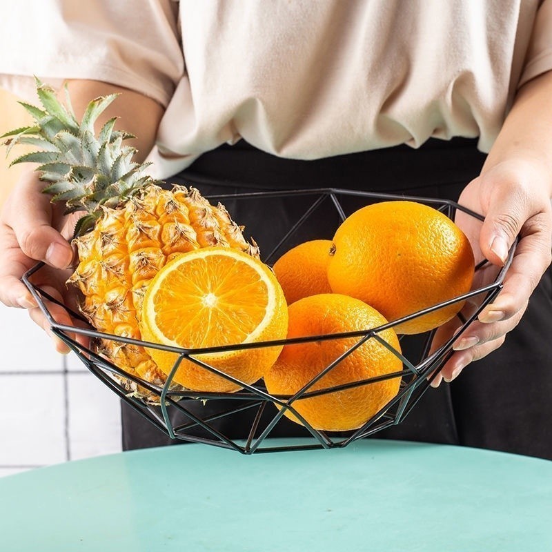 NOVO Fruteira Cesta Aramada Modelo Com Acabamento Rose Gold De Mesa Wellmix Utensilio De C...