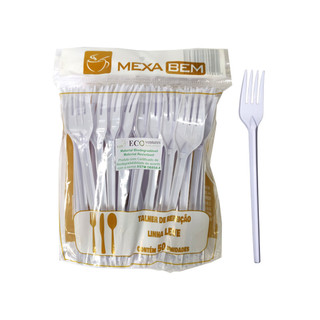 Garfo Refeição Bio Mexa Bem C/50 em Oferta na Shopee