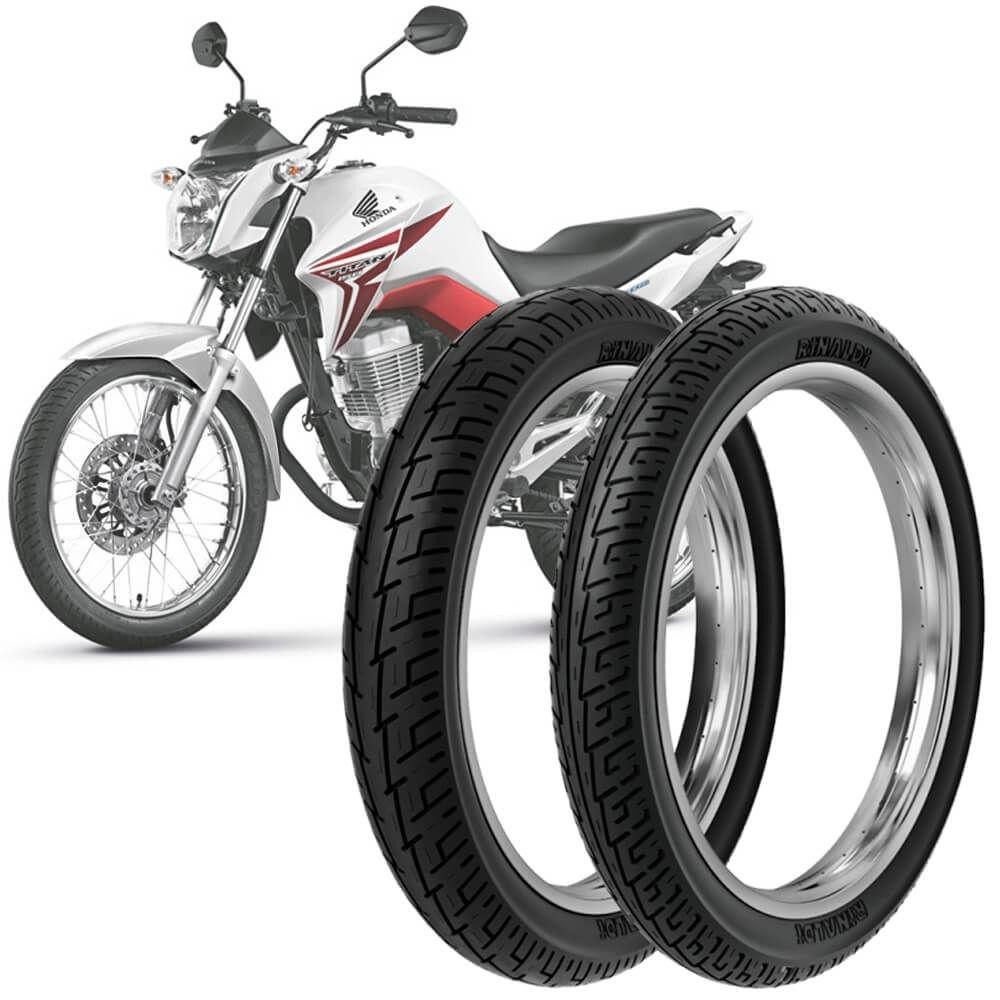 2 Pneu Honda Cg Titan Rinaldi 90/90-18 57p 2.75-18 42p Bs32 - Spare Parts and Accessories for Vehicles