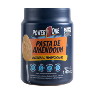 Pasta de Amendoim Tradicional de 1,005kg da Power1One em Oferta na Shopee
