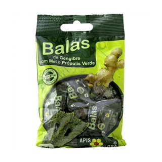Balas de Gengibre com Mel e Propolis Verde Apis Flora 40g em Oferta na Shopee
