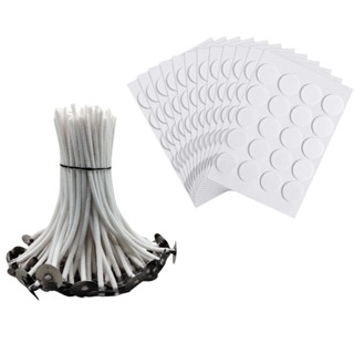 Pavio Para Velas Decorativas Artesanais com algodão parafinada com 3mm e 10CM - 50 Uns 50 Adesivos em Oferta na Shopee