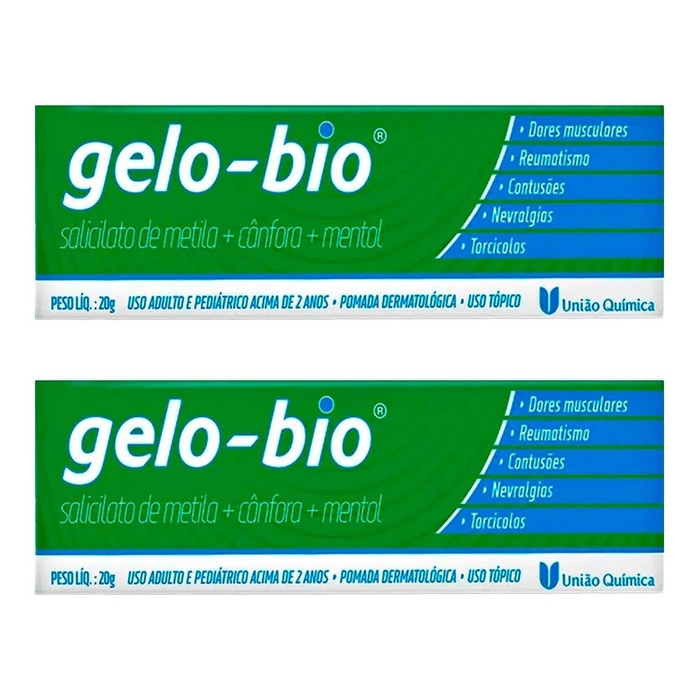 Kit 2 und Gelo Bio Pomada C/20 Gr em Oferta na Shopee