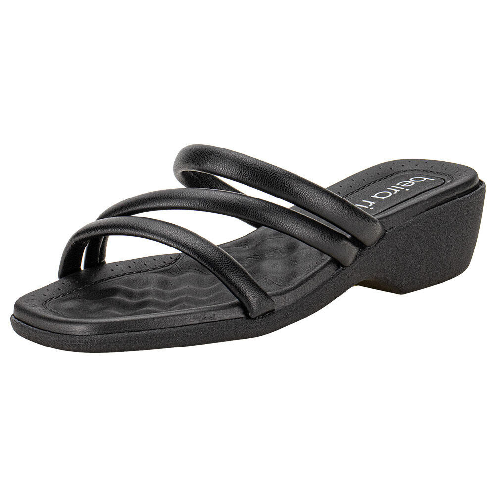 Tamanco Feminino Salto Grosso Beira Rio 8527107 em Oferta na Shopee