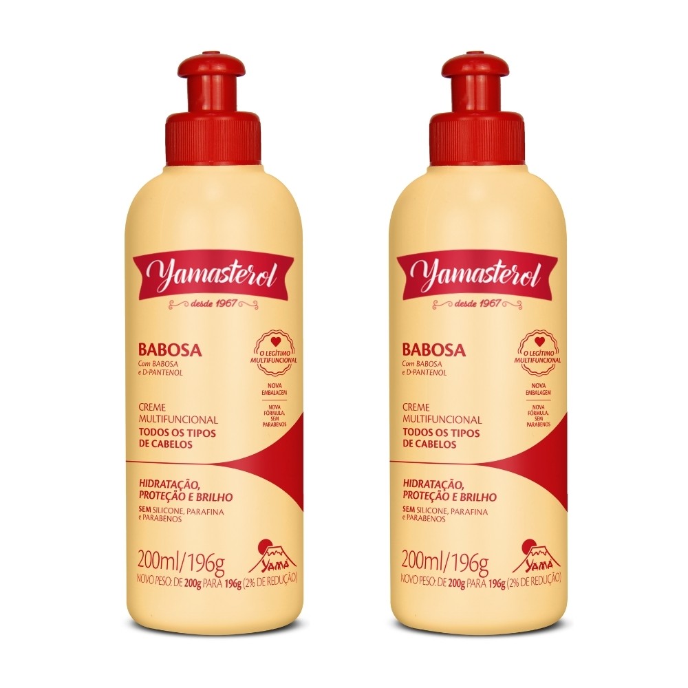 Kit 2 Yamasterol Babosa 200ml Yamá em Oferta na Shopee
