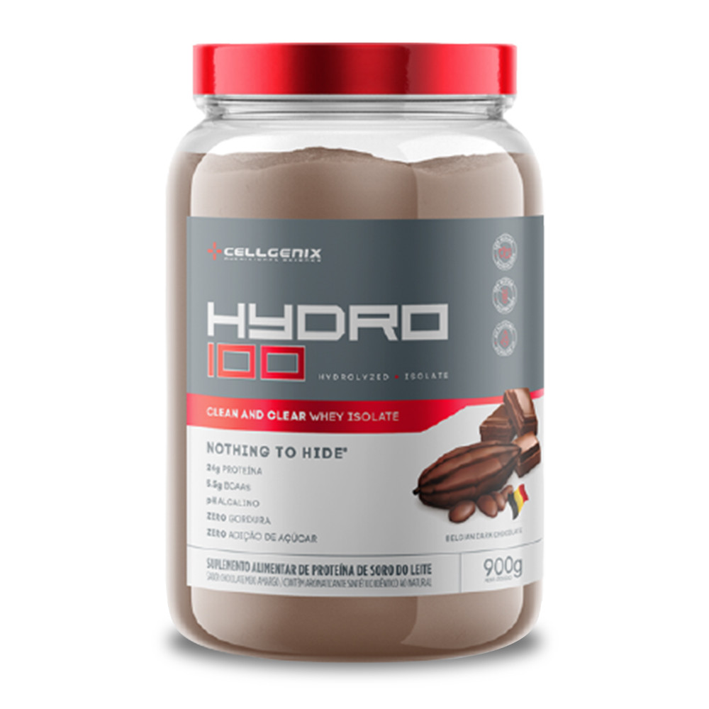 Whey Protein Isolado 100% Hydro 900g - Cellgenix