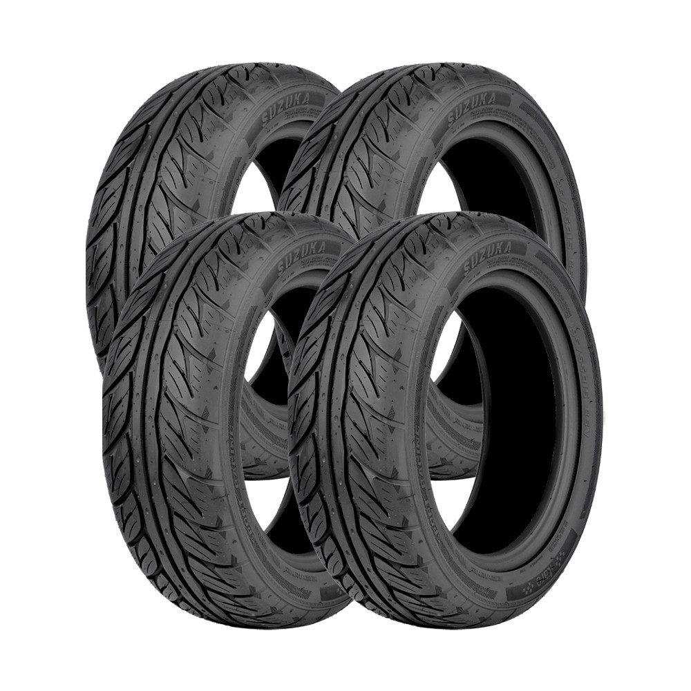 Jogo 4 Pneus Itaro Aro 15 Suzuka 195/50R15 82W Semi Slick - Spare Parts and Accessories for Vehicles