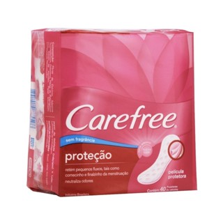 Protetor Diario Carefree Protecao Sem Perfume 40 Unidades em Oferta na Shopee