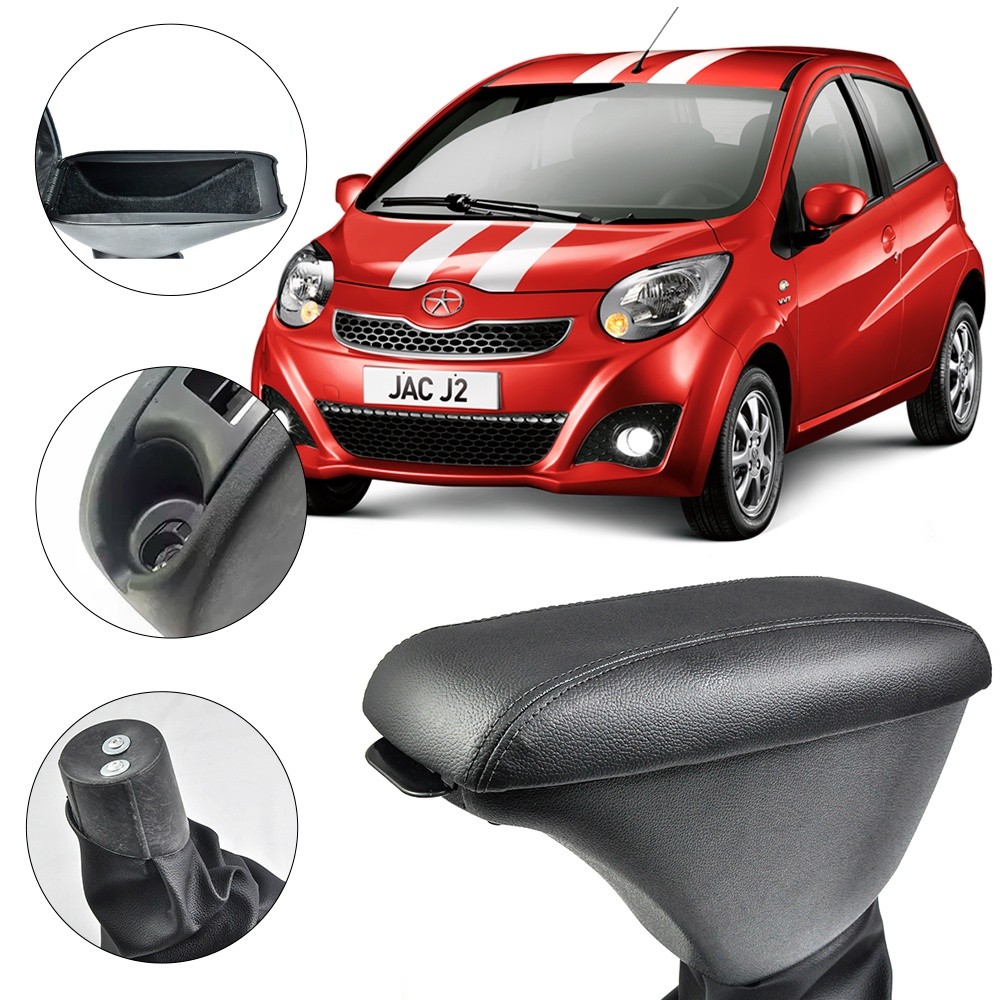 Apoio De Braço Encosto Jac J2 2010/2021 Tecido Preto