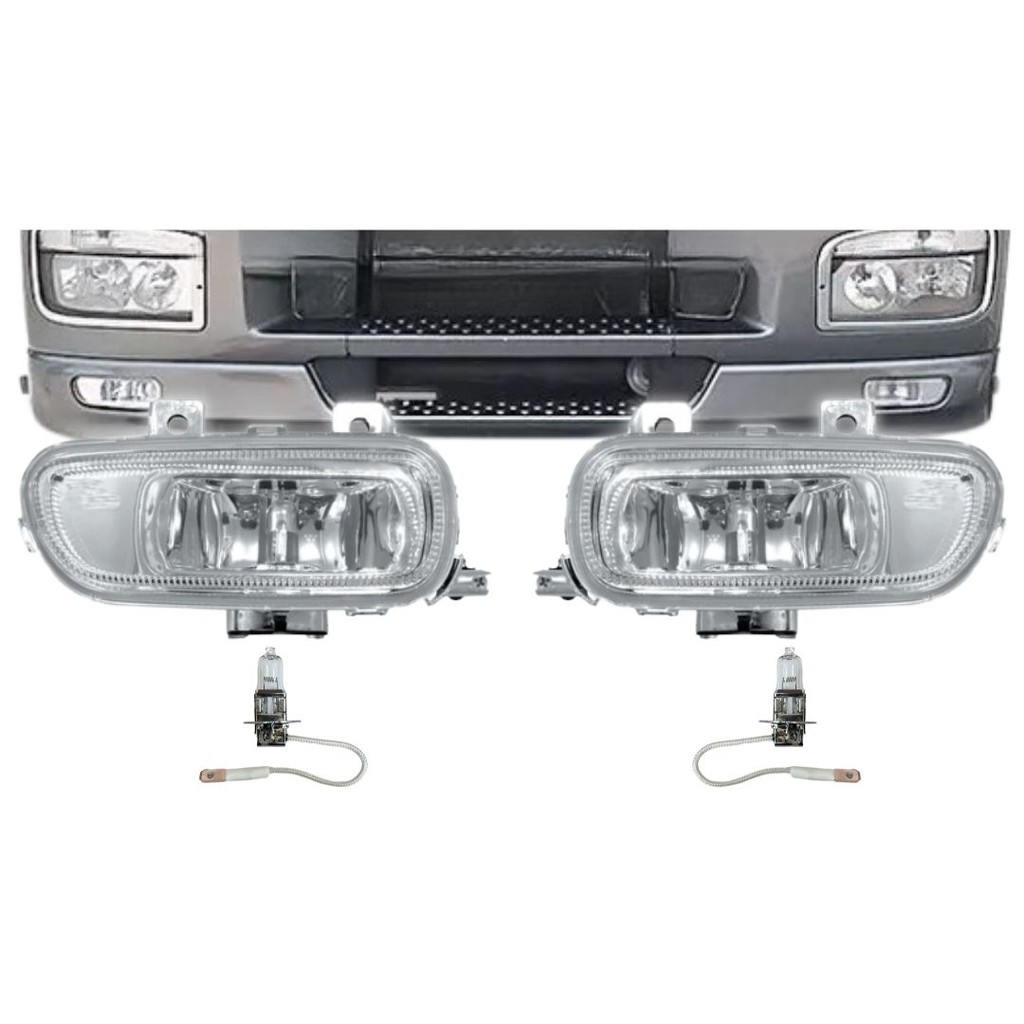 Par Farol Auxiliar Caminhao Mercedes Axor Após 2005 H3 - Spare Parts and Accessories for Vehicles