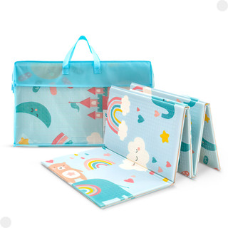Tapete Dobrável Baby Arco Íris Dupla Face 18091 - Buba em Oferta na Shopee