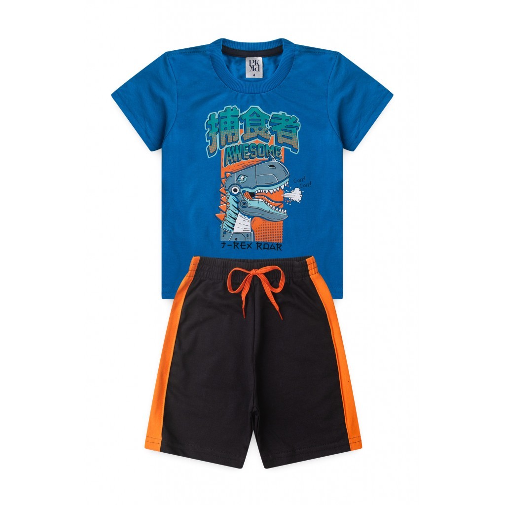 Conjunto Infantil Masculino Coff Coff T-Rex - Baby & Kids Fashion